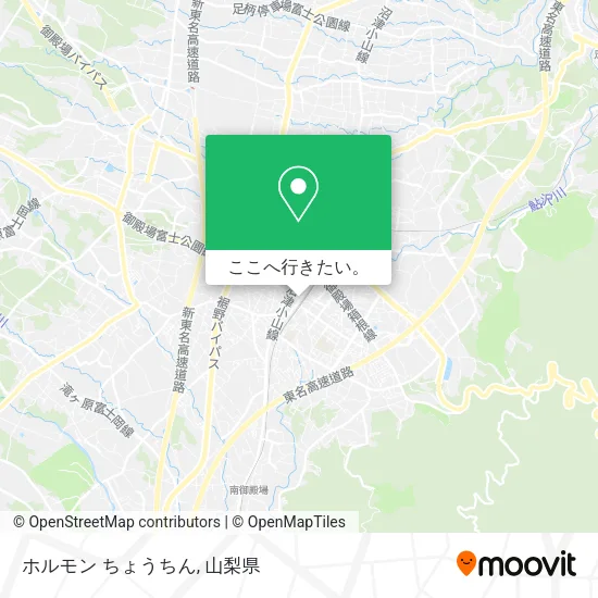 ホルモン ちょうちん地図
