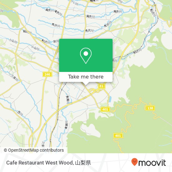 Cafe Restaurant West Wood地図