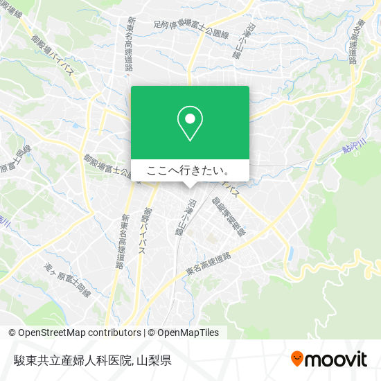 駿東共立産婦人科医院地図