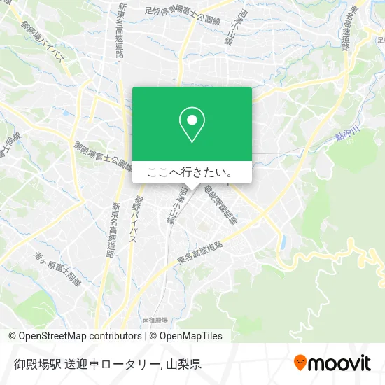 御殿場駅 送迎車ロータリー地図
