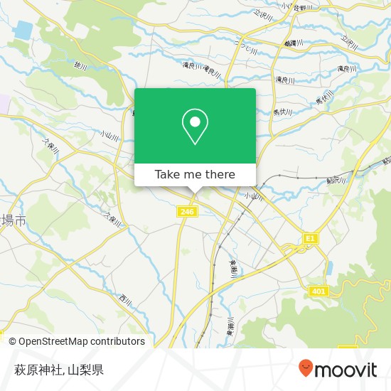 萩原神社地図