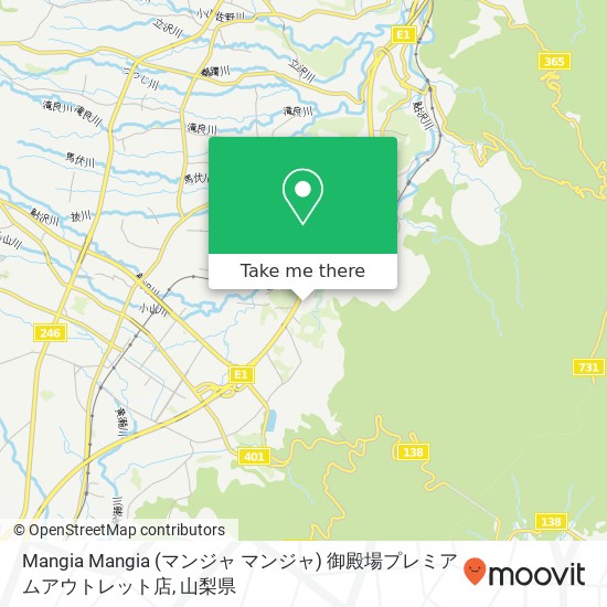 Mangia Mangia (マンジャ マンジャ) 御殿場プレミアムアウトレット店地図