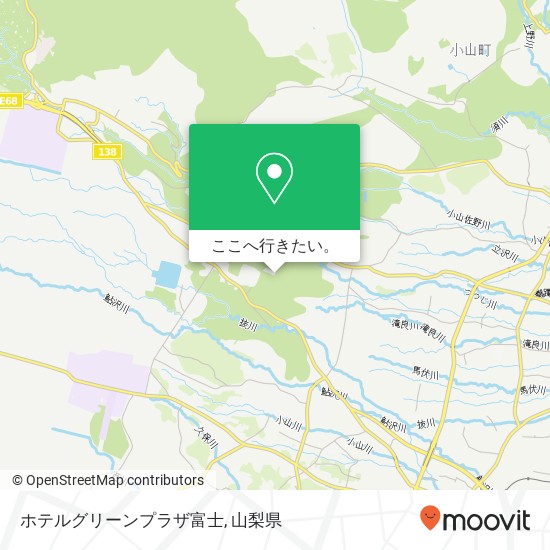 ホテルグリーンプラザ富士地図
