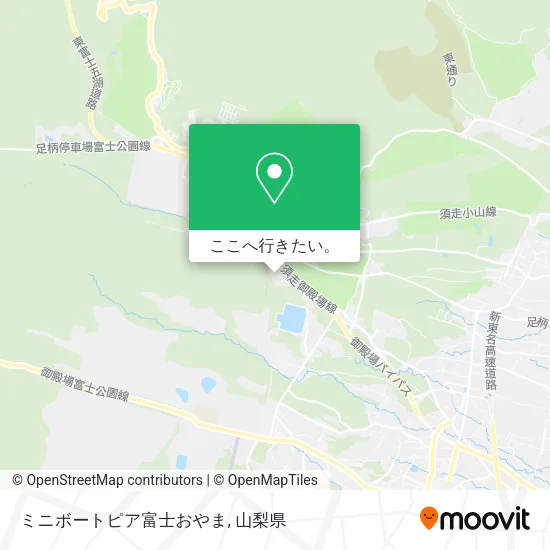 ミニボートピア富士おやま地図