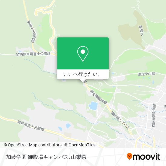 加藤学園 御殿場キャンパス地図