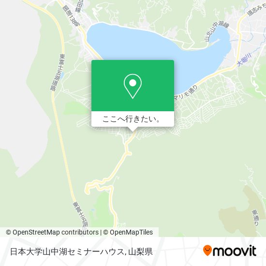 日本大学山中湖セミナーハウス地図