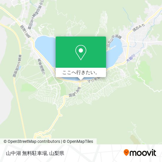 山中湖 無料駐車場地図