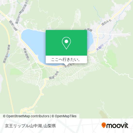 京王リップル山中湖地図