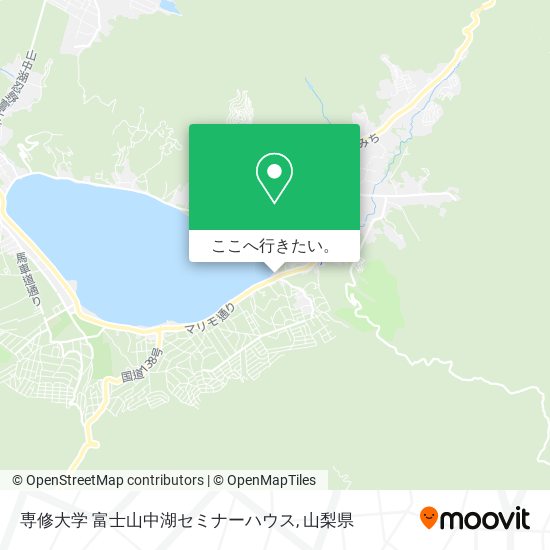 専修大学 富士山中湖セミナーハウス地図