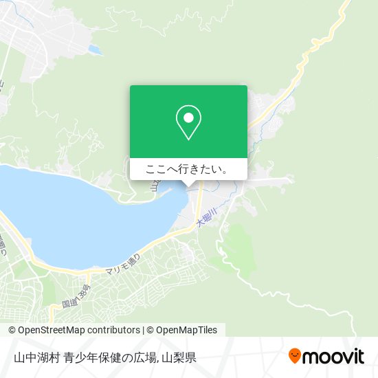山中湖村 青少年保健の広場地図