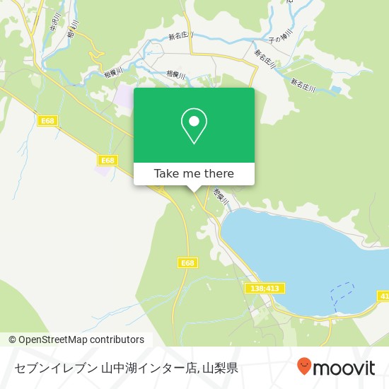 セブンイレブン 山中湖インター店地図