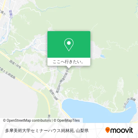 多摩美術大学セミナーハウス純林苑地図