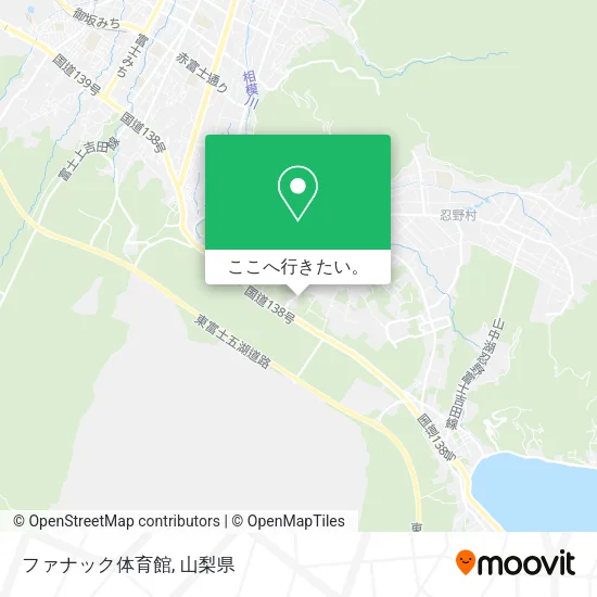 ファナック体育館地図