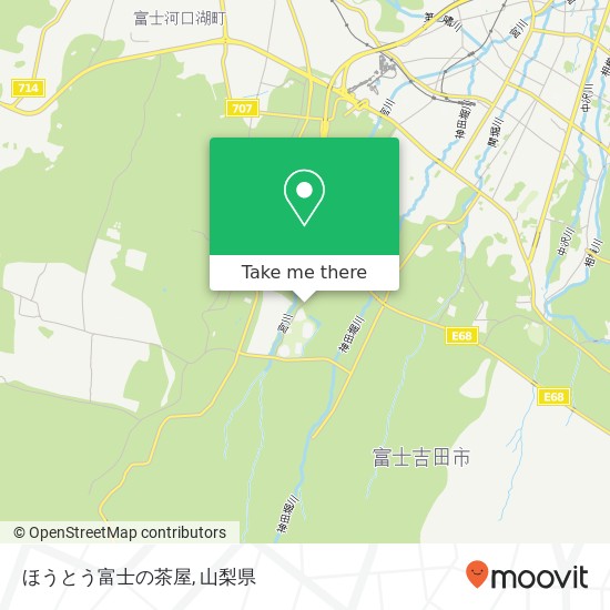 ほうとう富士の茶屋地図