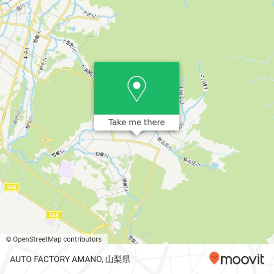 AUTO FACTORY AMANO地図