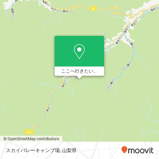 スカイバレーキャンプ場地図