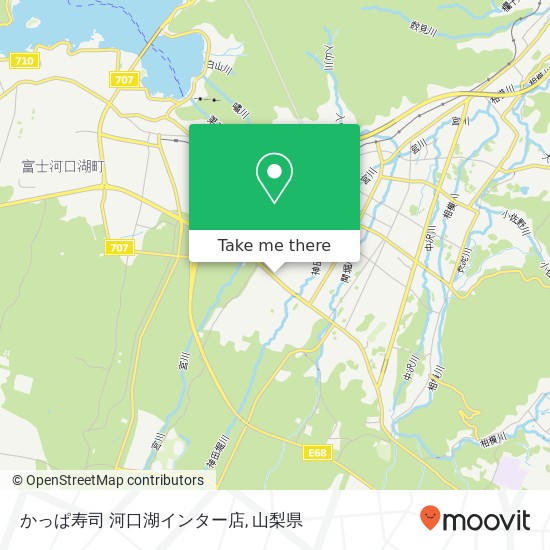 かっぱ寿司 河口湖インター店地図
