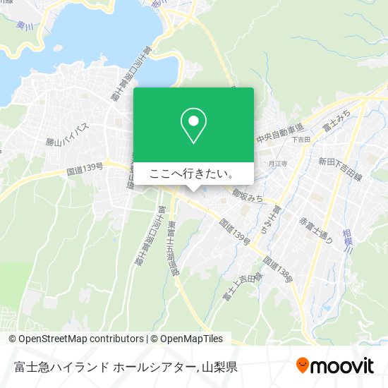 富士急ハイランド ホールシアター地図