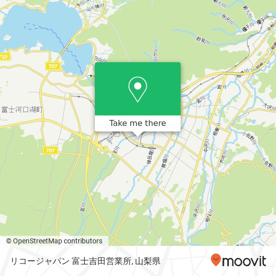 リコージャパン 富士吉田営業所地図