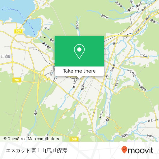 エスカット 富士山店地図