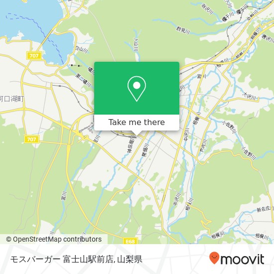 モスバーガー 富士山駅前店地図