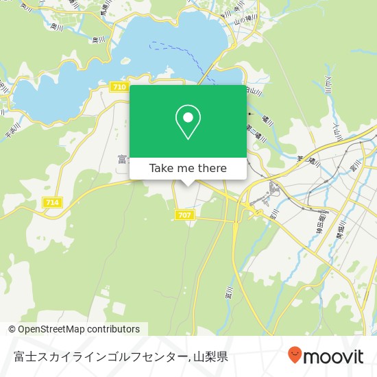 富士スカイラインゴルフセンター地図