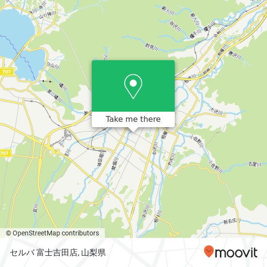 セルバ 富士吉田店地図