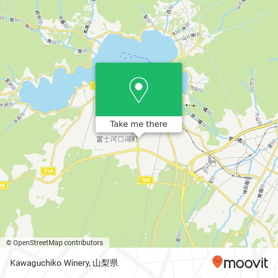 Kawaguchiko Winery地図