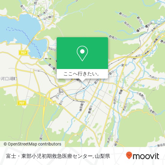富士・東部小児初期救急医療センター地図