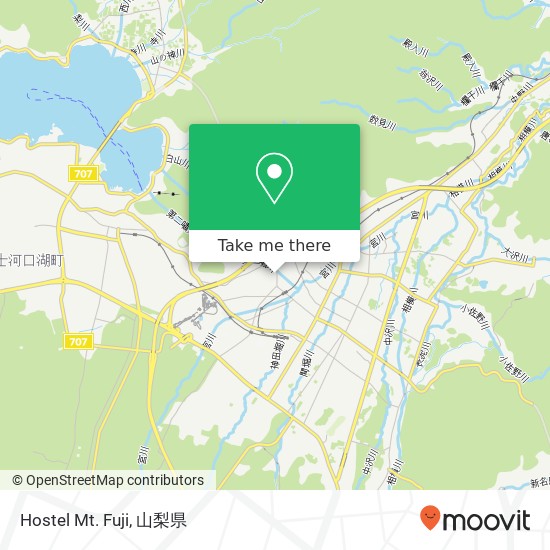 Hostel Mt. Fuji地図
