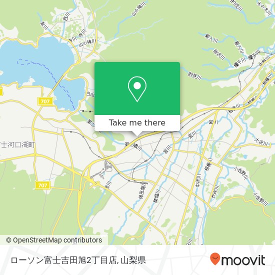 ローソン富士吉田旭2丁目店地図