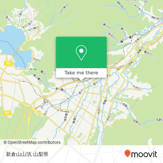 新倉山山頂地図