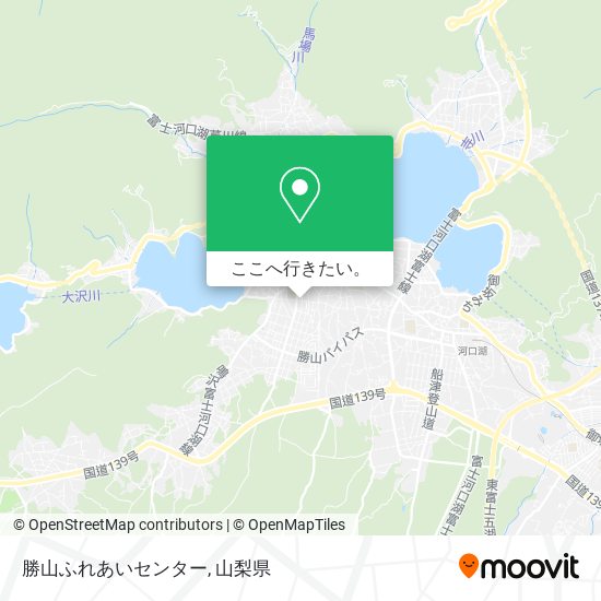 勝山ふれあいセンター地図