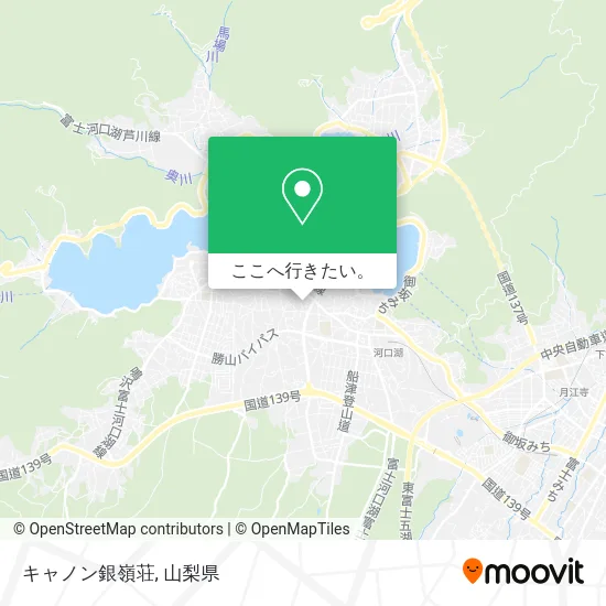 キャノン銀嶺荘地図