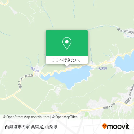 西湖週末の家 桑留尾地図