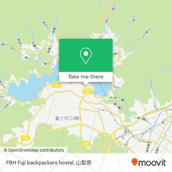 FBH Fuji backpackers hostel地図