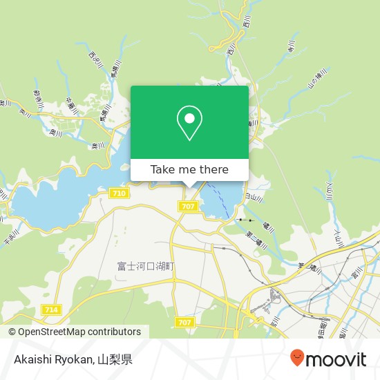 Akaishi Ryokan地図