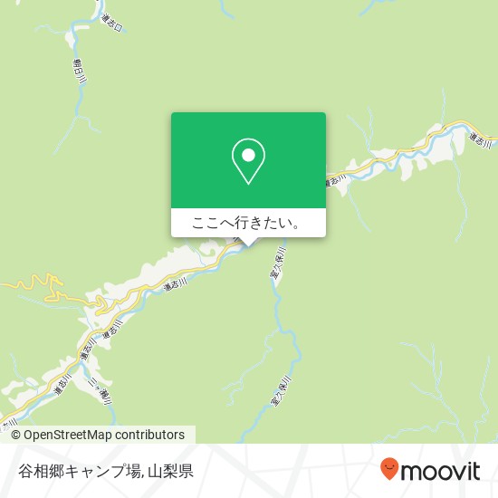 谷相郷キャンプ場地図