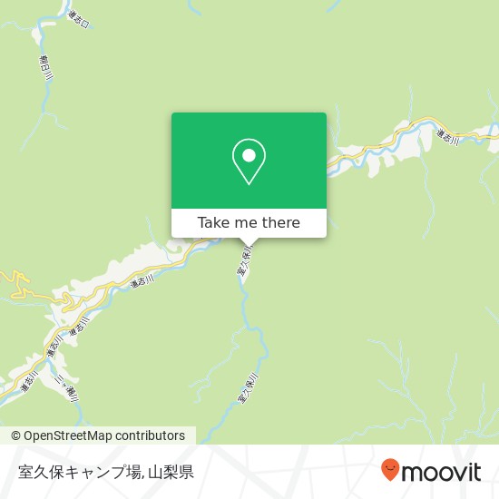 室久保キャンプ場地図