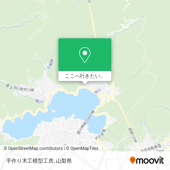 手作り木工模型工房地図