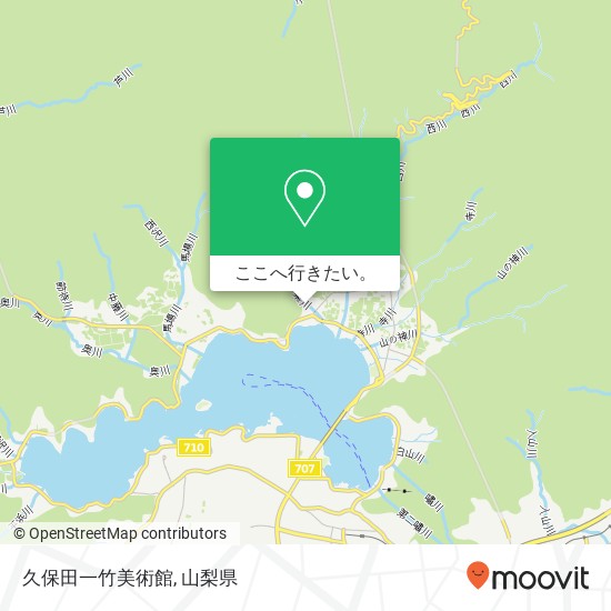 久保田一竹美術館地図