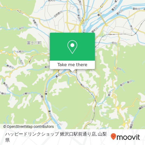 ハッピードリンクショップ 鰍沢口駅前通り店地図