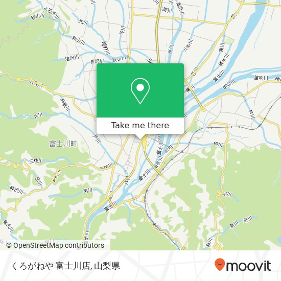 くろがねや 富士川店地図