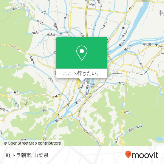 軽トラ朝市地図