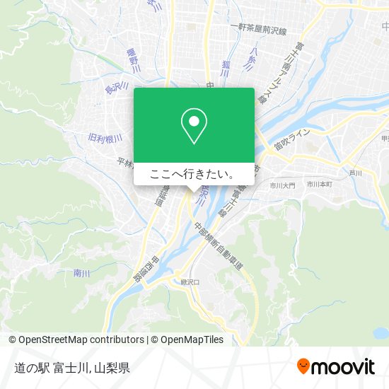 道の駅 富士川地図