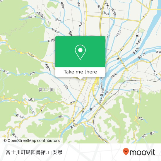 富士川町民図書館地図