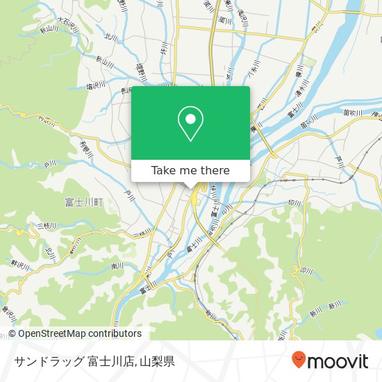 サンドラッグ 富士川店地図