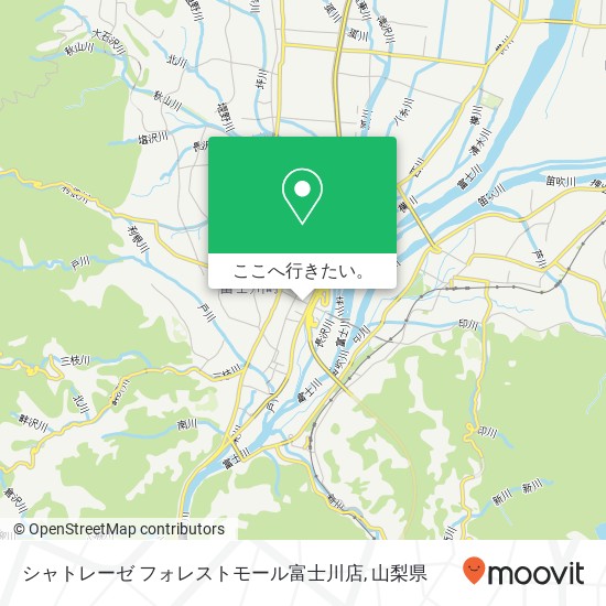 シャトレーゼ フォレストモール富士川店地図