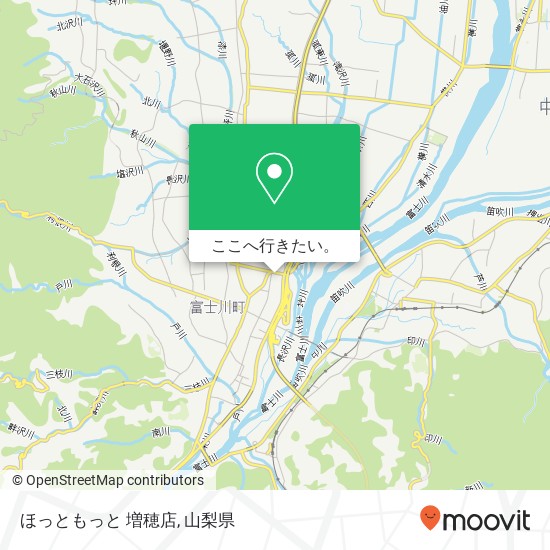 ほっともっと 増穂店地図