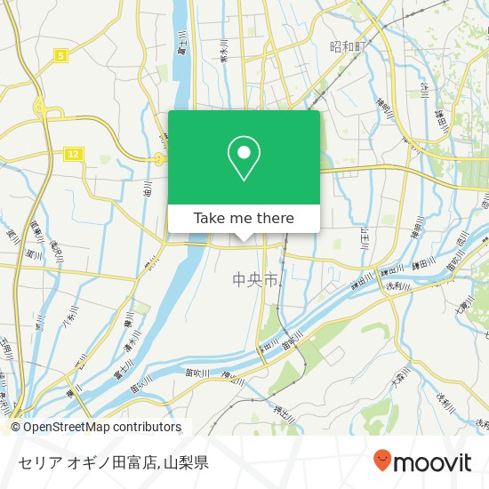 セリア オギノ田富店地図